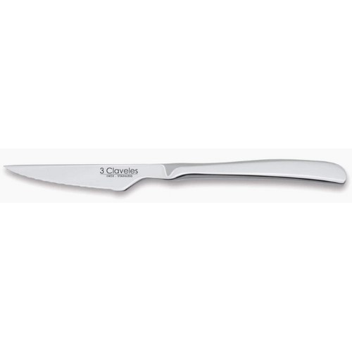 CUCHILLO 3 CLAVELES 01515 CHULETERO MESA INOX 11CM